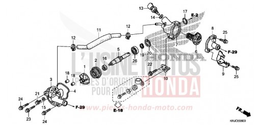 POMPE A EAU FES125AC de 2012